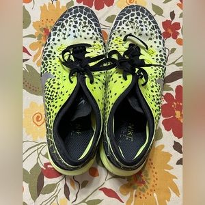 Nike Free 5.0 TR Fit 5 704695‎ Women Sz 9.5 Running Training Yellow Black Silver